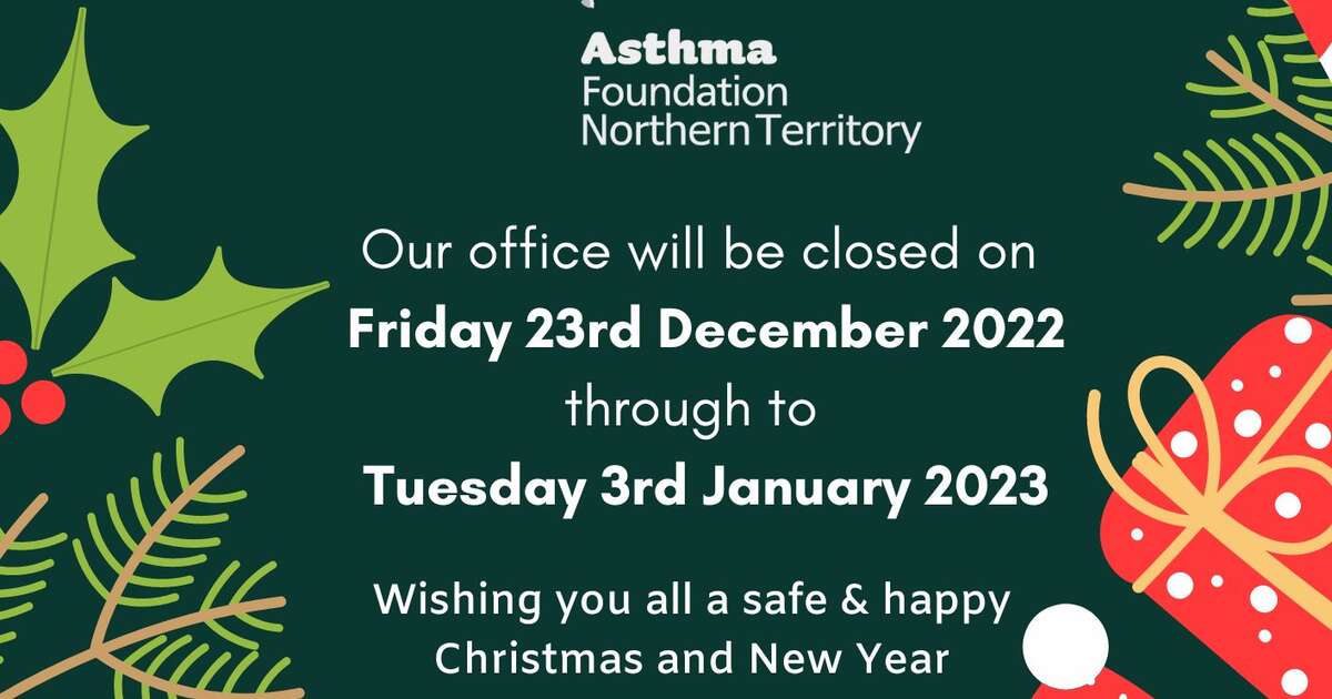 Christmas closure notice